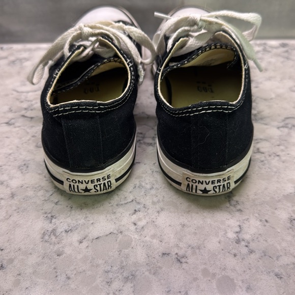 Converse All Star Sneakers kids size 2, black. Preowned.  See pics - Picture 2 of 7